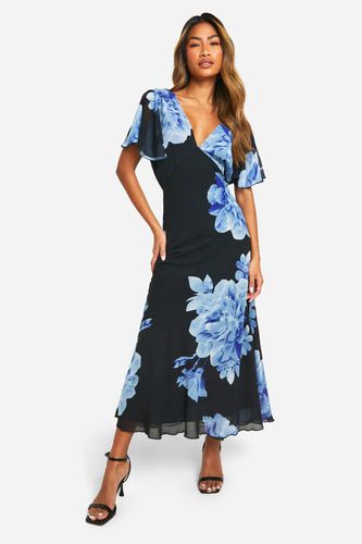 Womens Printed Midaxi Dress - - 10 - boohoo - Modalova