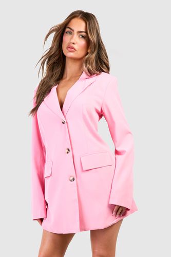 Womens Boxy Blazer Dress - Pink - 8 - boohoo - Modalova