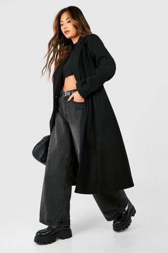 Womens Tailored Wool Look Maxi Coat - - 8 - boohoo - Modalova
