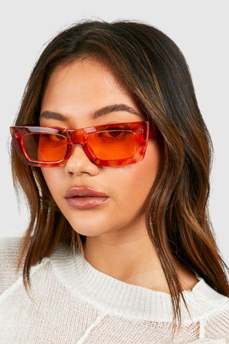 Womens Square Frame Sunglasses - One Size - boohoo - Modalova