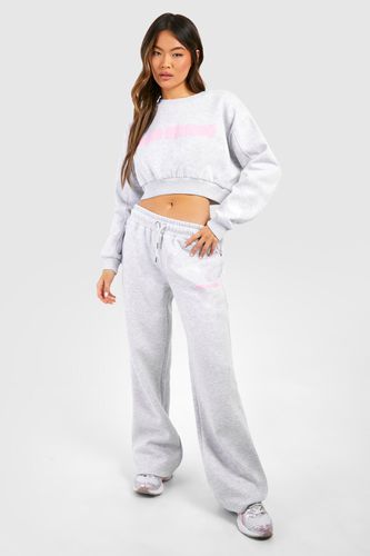Womens Dsgn Studio Bubble Printed Sweatshirt Tracksuit - - XL - boohoo - Modalova