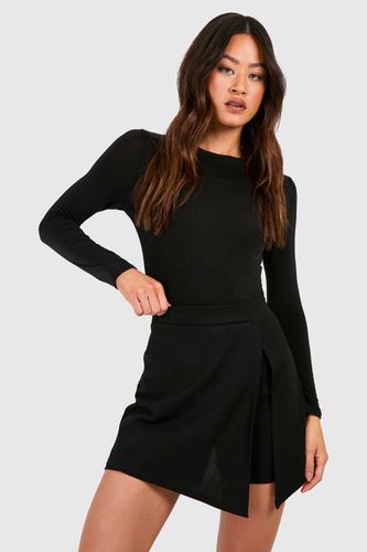 Womens Tall Crepe Wrap Skort - - 18 - boohoo - Modalova