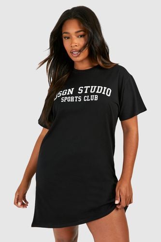 Womens Plus Dsgn Studio Sports Club T-shirt Dress - - 16 - boohoo - Modalova