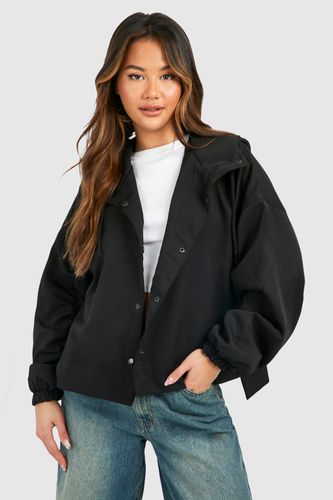 Womens Pocket Detail Hooded Jacket - - S - boohoo - Modalova
