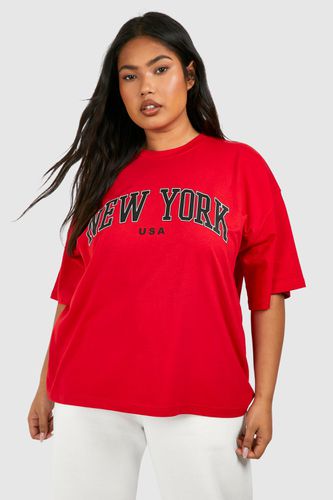 Womens Plus New York Oversized T-shirt - - 18 - boohoo - Modalova