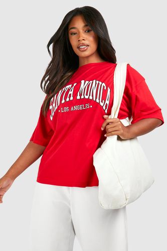 Womens Plus Santa Monica Oversized T-shirt - - 18 - boohoo - Modalova