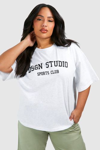 Womens Plus Dsgn Studio Sports Club Oversized T-shirt - - 16 - boohoo - Modalova