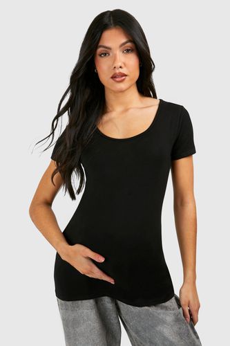 Womens Maternity Basic Scoop Neck T-shirt - - 10 - boohoo - Modalova