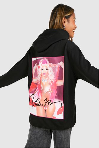 Womens Nicki Minaj Licence Back Print Oversized Hoodie - - L - boohoo - Modalova