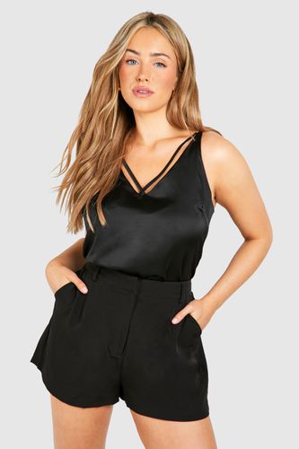 Womens Plus Double Strap Detail Cami Top - - 20 - boohoo - Modalova