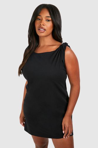 Womens Plus Twist Detail T-shirt Dress - - 16 - boohoo - Modalova