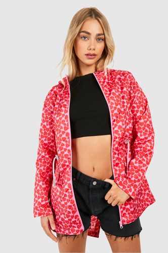 Womens Heart Print Festival Mac - - 8 - boohoo - Modalova