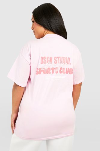 Womens Plus Dsgn Studio Brooklyn Script T-shirt - - 22 - boohoo - Modalova