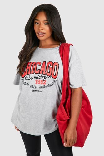 Womens Plus Chicago Printed T-shirt - - 16 - boohoo - Modalova