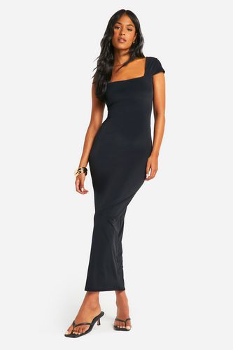 Womens Tall Premium Matt Slinky Cap Sleeve Maxi Dress - - 10 - boohoo - Modalova