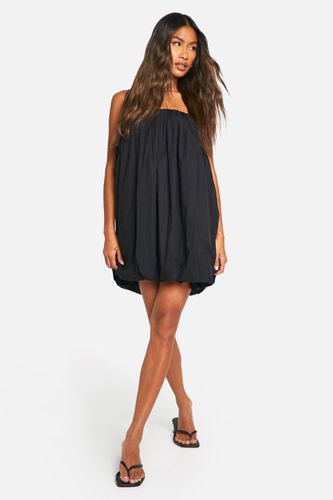 Womens Cotton Puffball Mini Dress - - 18 - boohoo - Modalova