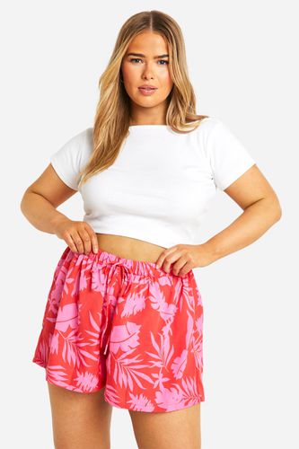 Womens Plus Printed Flippy Shorts - - 16 - boohoo - Modalova