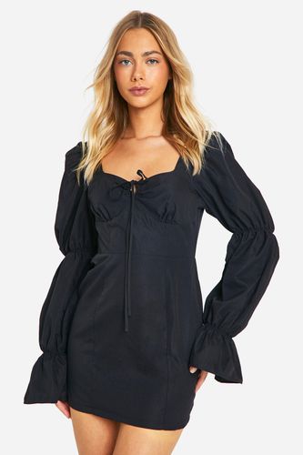 Womens Puff Sleeve Mini Dress - - 12 - boohoo - Modalova