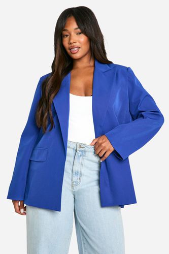 Womens Plus Tailored Longline Blazer - - 18 - boohoo - Modalova