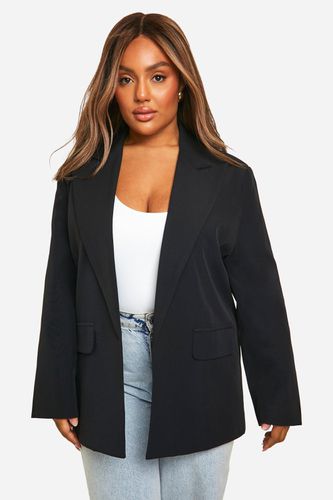 Womens Plus Tailored Longline Blazer - - 16 - boohoo - Modalova