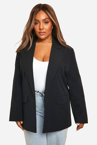 Womens Plus Tailored Longline Blazer - - 20 - boohoo - Modalova