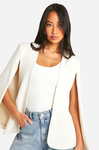 Womens Cape Detail Tailored Blazer - - 8 - boohoo - Modalova