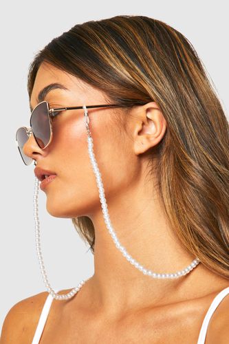 Womens Pearl Detail Sunglasses Chain - - One Size - boohoo - Modalova