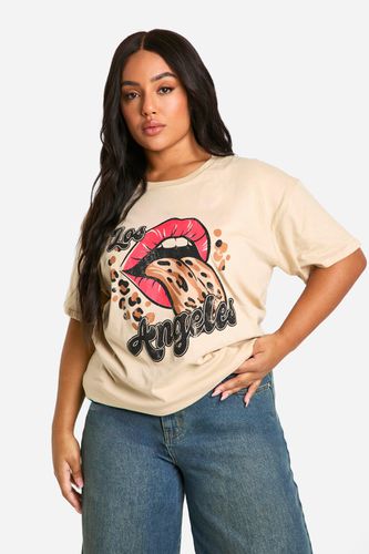 Womens Plus Los Angeles Oversized T Shirt - - 18 - boohoo - Modalova