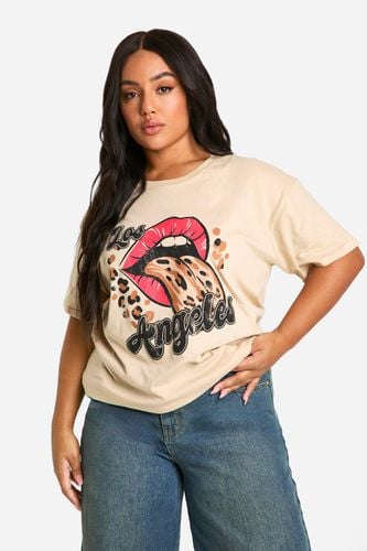 Womens Plus Los Angeles Oversized T Shirt - - 26 - boohoo - Modalova