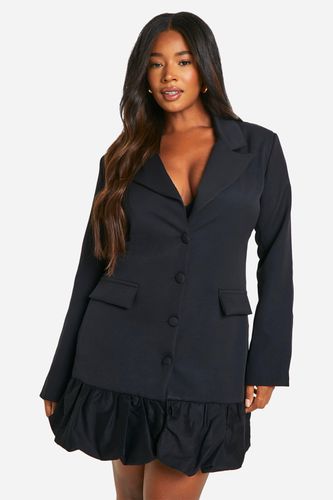 Womens Plus Contrast Puff Ball Blazer Dress - - 18 - boohoo - Modalova