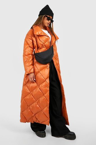 Womens Oversized Collar Duvet Coat - - 8 - boohoo - Modalova