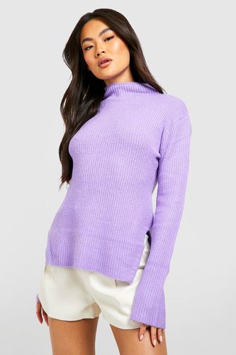 Womens Funnel Neck Knitted Jumper With Wide Sleeve - - S - boohoo - Modalova