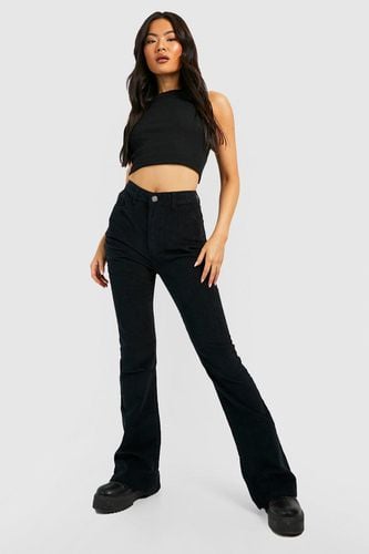 Womens High Rise Cord Flared Jeans - - 6 - boohoo - Modalova