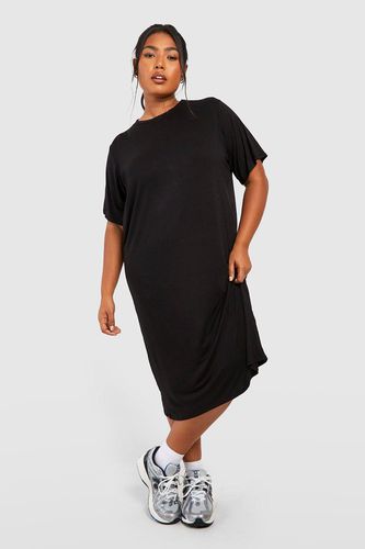 Womens Plus T Shirt Midi Dress - - 16 - boohoo - Modalova