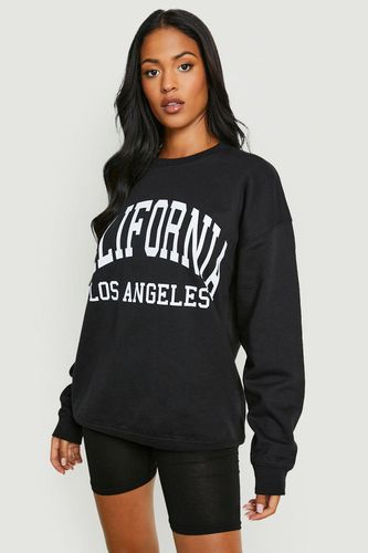 Womens Tall Varsity California Print Sweatshirt - - M - boohoo - Modalova