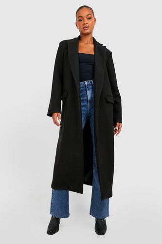 Womens Tall Oversized Wool Look Duster Coat - - 18 - boohoo - Modalova