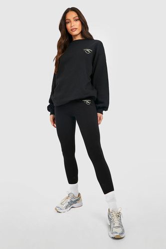 Womens Tall Oversized Sweatshirt And Legging Set - - 18 - boohoo - Modalova