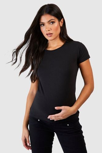 Womens Maternity Basic Short Sleeve Crew Neck T-shirt - - 10 - boohoo - Modalova