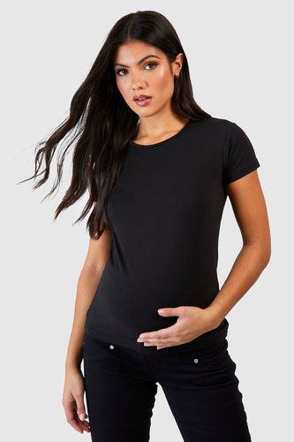 Womens Maternity Basic Short Sleeve Crew Neck T-shirt - - 12 - boohoo - Modalova