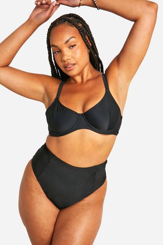 Womens Plus Tummy Control O-ring Bikini Brief - - 18 - boohoo - Modalova