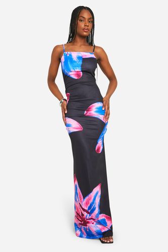 Womens Tall Square Neck Floral Maxi Dress - - 16 - boohoo - Modalova