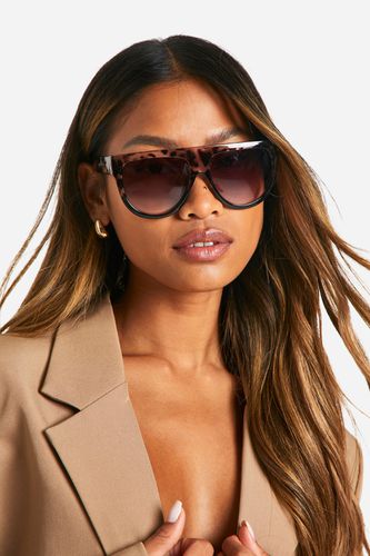 Womens Oversized Frame Sunglasses - - One Size - boohoo - Modalova