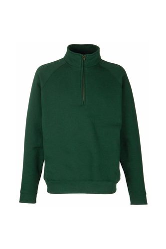Zip Neck Sweatshirt Top - Green - S - NastyGal UK (+IE) - Modalova