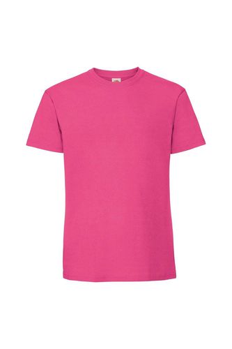 Ringspun Premium T-Shirt - Pink - M - Fruit of the Loom - Modalova