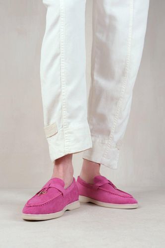 Womens 'Pegasus' Slip On Trim Loafers With Accessory Detailing - - 3 - Where's That From - Modalova