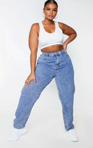 Womens Plus Vintage Wash Mom Jeans - - 26 - NastyGal UK (+IE) - Modalova