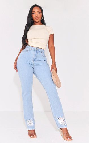 Womens Shape Vintage Ripped Straight Leg Jeans - - 18 - NastyGal UK (+IE) - Modalova