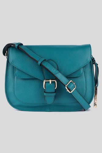 Womens 'Stile Fiorentino' Real Leather Crossbody Bag - - One Size - Ashwood Leather - Modalova