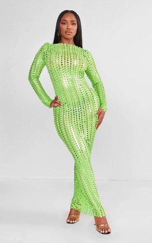 Womens Shape Neon Textured Detail Long Sleeve Maxi Dress - 6 - NastyGal UK (+IE) - Modalova