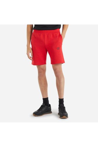 Fleece Logo Casual Shorts - Red - L - Umbro - Modalova